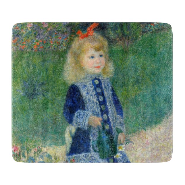 Pierre-Auguste Renoir - Ein Mädchen mit einer Wass Schneidebrett (Vorderseite)