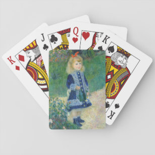 Pierre-Auguste Renoir - Ein Mädchen mit einer Wass Spielkarten