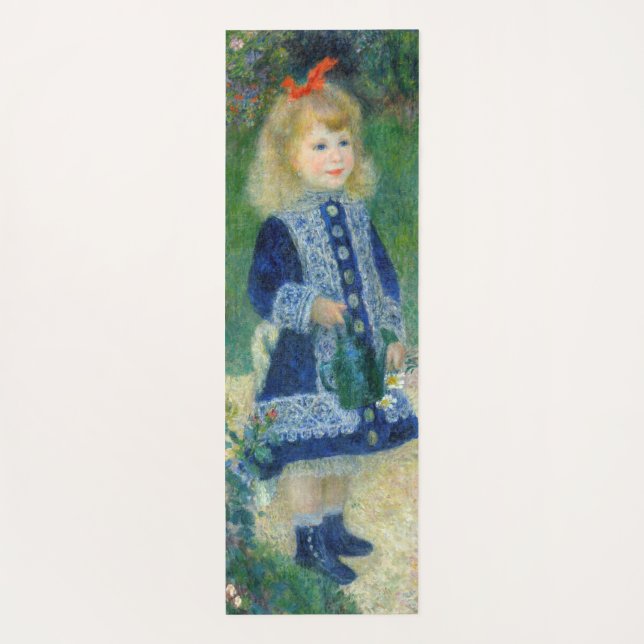 Pierre-Auguste Renoir - Ein Mädchen mit einer Wass Yogamatte (Rückseite)