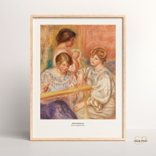 Pierre-Auguste Renoir Embroiderers Art Print Poster