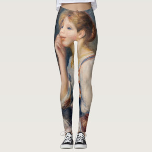 Pierre-Auguste Renoir - Frau mit einem Brief Leggings