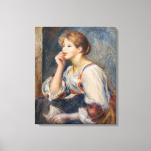 Pierre-Auguste Renoir - Frau mit einem Brief Leinwanddruck