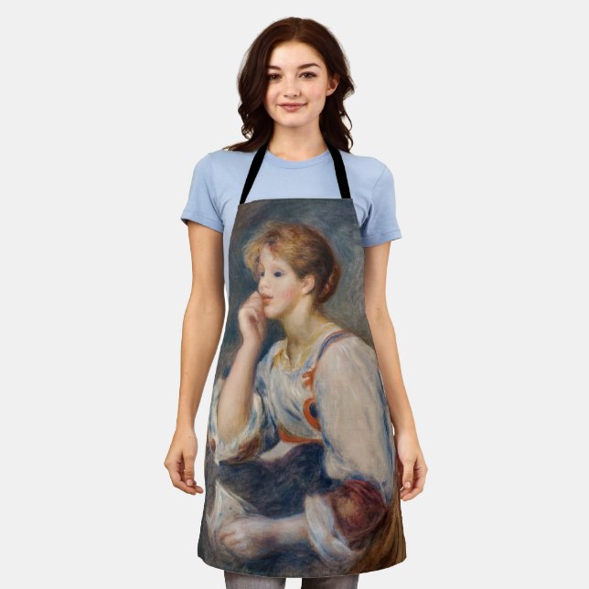 Pierre-Auguste Renoir - Frau mit einem Brief Schürze (Getragen)