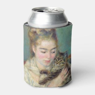 Pierre-Auguste Renoir - Frau mit einer Katze Dosenkühler