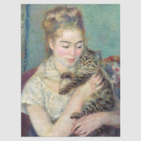 Pierre-Auguste Renoir - Frau mit Katze