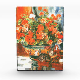 Pierre-Auguste Renoir Geraniums and Cats Fotoblock