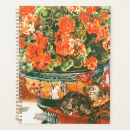 Pierre-Auguste Renoir Geraniums and Cats Planer