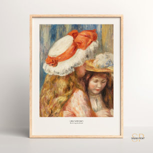 Pierre-Auguste Renoir Girls mit Hats Art Print Poster