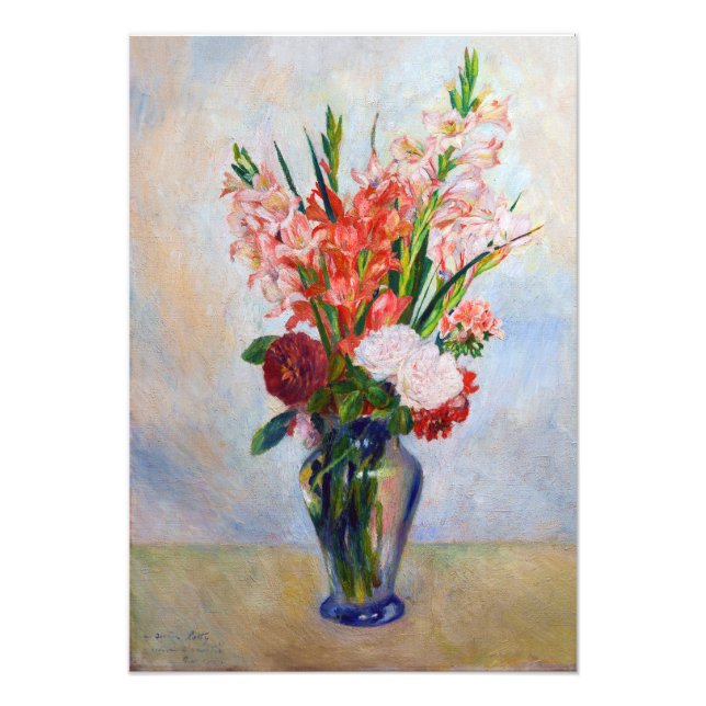 Pierre-Auguste Renoir - Gladioli Fotodruck (Vorne)