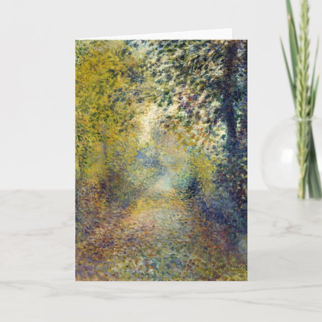 Pierre-Auguste Renoir - Im Wald Karte (Vorderseite)