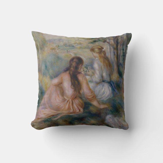 Pierre Auguste Renoir | in der Wiese Kissen (Vorderseite)