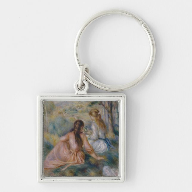 Pierre Auguste Renoir | in der Wiese Schlüsselanhänger (Vorne)