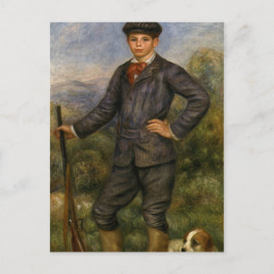 Pierre Auguste Renoir Jean Renoir als Jäger Postkarte