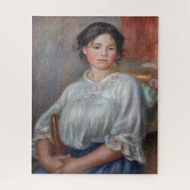 Pierre-Auguste Renoir - Junge Frau sitzend (Vertikal)