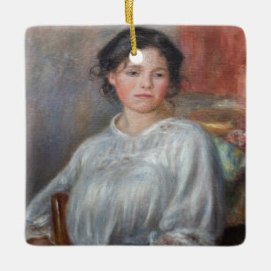 Pierre-Auguste Renoir - Junge Frau sitzend Keramikornament