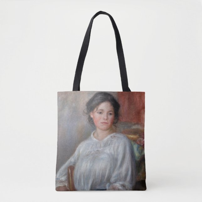 Pierre-Auguste Renoir - Junge Frau sitzt Tasche (Vorderseite)