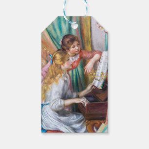 Pierre Auguste Renoir - Junge Mädchen am Klavier Geschenkanhänger
