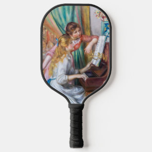 Pierre Auguste Renoir - Junge Mädchen am Klavier Pickleball Schläger