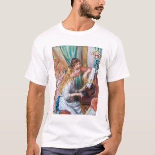 Pierre Auguste Renoir - Junge Mädchen am Klavier T-Shirt