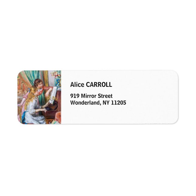 Pierre Auguste Renoir - Junge Mädchen am Piano (Vorne)