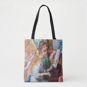 Pierre Auguste Renoir - Junge Mädchen am Piano Tasche