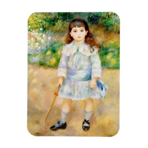Pierre-Auguste Renoir - Kind mit einer Peitsche Magnet