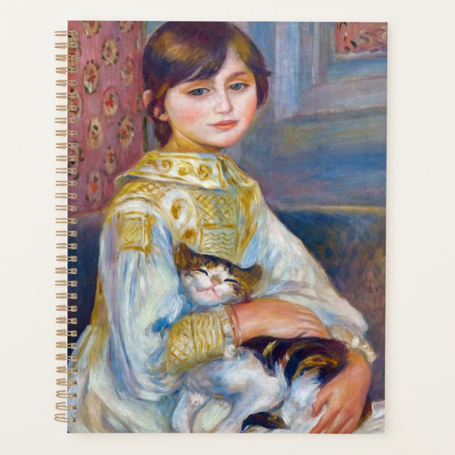 Pierre-Auguste Renoir - Kind mit Katze Planer (Vorderseite)
