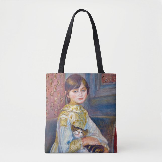 Pierre-Auguste Renoir - Kind mit Katze Tasche (Vorderseite)