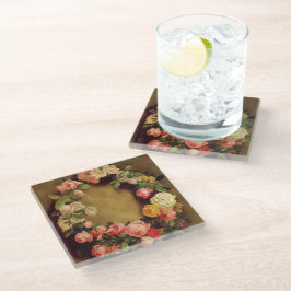 Pierre-Auguste Renoir - Krone der Rose Glasuntersetzer