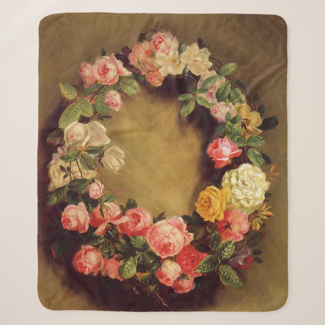 Pierre-Auguste Renoir - Krone der Rose Sherpadecke (Vorderseite)