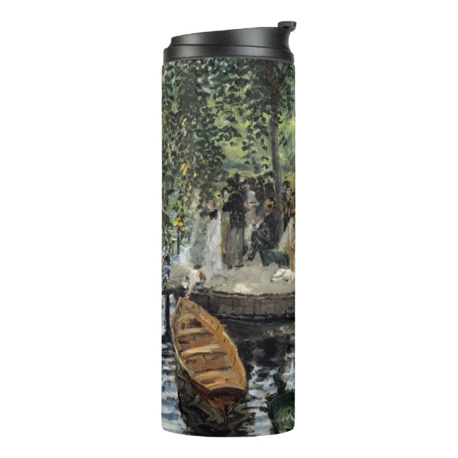 Pierre-Auguste Renoir - La Grenouillere Thermosbecher (Nach links gedreht)