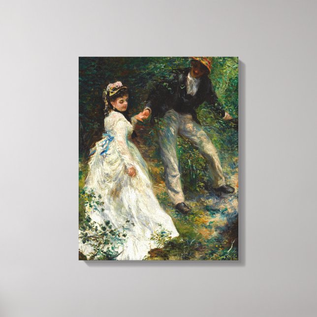Pierre-Auguste Renoir - La Promenade Leinwanddruck (Vorderseite)