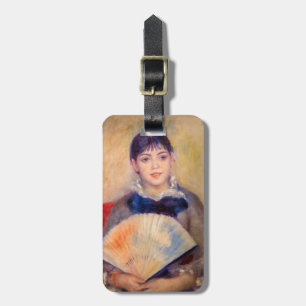 Pierre-Auguste Renoir - Mädchen mit einem Fächer Gepäckanhänger