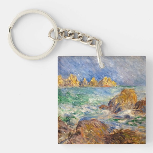 Pierre-Auguste Renoir - Marine, Guernesey Schlüsselanhänger (Vorderseite)