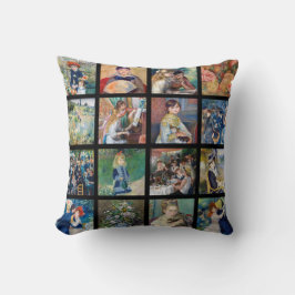 Pierre-Auguste Renoir - Masterpiece Grid Collage Kissen