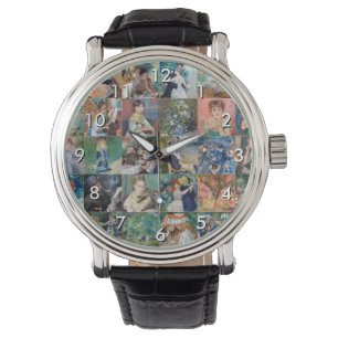 Pierre-Auguste Renoir - Meisterwerke Grid Collage Armbanduhr