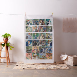 Pierre-Auguste Renoir - Meisterwerke Grid Collage Stoff