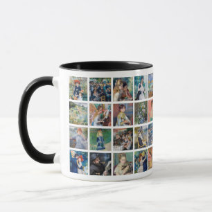 Pierre-Auguste Renoir - Meisterwerke Grid Collage Tasse