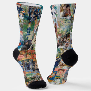 Pierre-Auguste Renoir - Meisterwerke Patchwork Socken