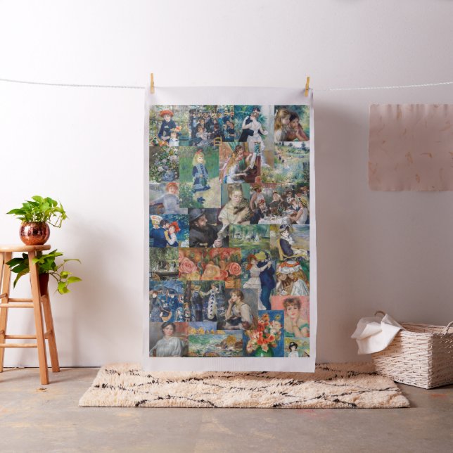 Pierre-Auguste Renoir - Meisterwerke Patchwork Stoff (Beispiel)