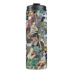 Pierre-Auguste Renoir - Meisterwerke Patchwork Thermosbecher