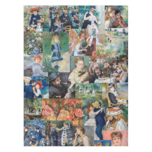 Pierre-Auguste Renoir - Meisterwerke Patchwork Tischdecke