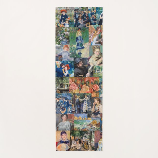 Pierre-Auguste Renoir - Meisterwerke Patchwork Yogamatte (Vorderseite)