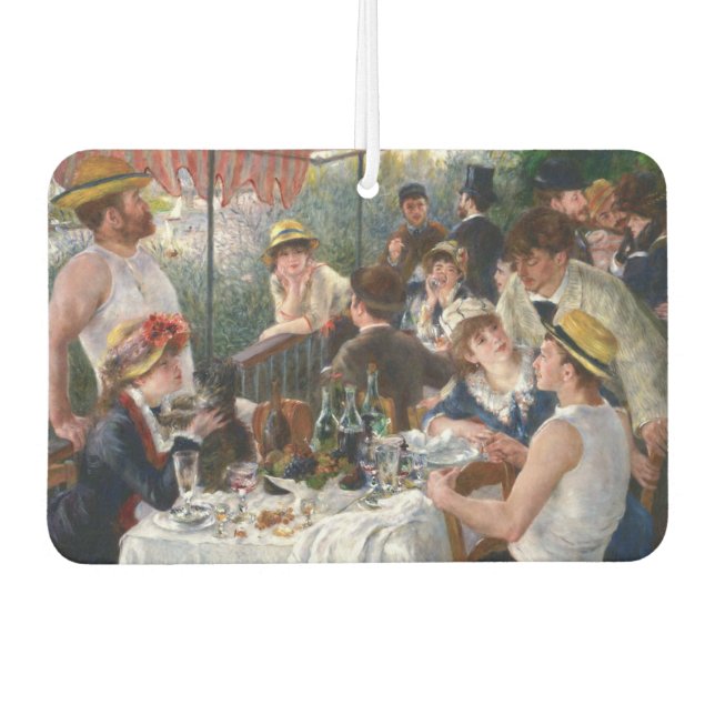Pierre-Auguste Renoir - Mittagessen im Party Autolufterfrischer (Vorderseite)