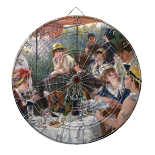 Pierre-Auguste Renoir - Mittagessen im Party Dartscheibe