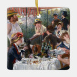 Pierre-Auguste Renoir - Mittagessen im Party Keramikornament<br><div class="desc">Mittagessen des Party / Le Dejeuner des canotiers - Pierre-Auguste Renoir,  1880-1881</div>