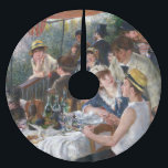 Pierre-Auguste Renoir - Mittagessen im Party Polyester Weihnachtsbaumdecke<br><div class="desc">Mittagessen des Party / Le Dejeuner des canotiers - Pierre-Auguste Renoir,  1880-1881</div>