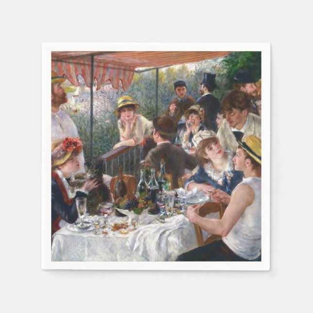 Pierre-Auguste Renoir - Mittagessen im Party Serviette (Vorderseite)