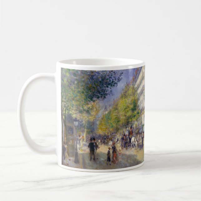 Pierre-Auguste Renoir - Paris, Grands Boulevards Kaffeetasse (Links)