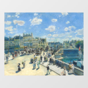 Pierre-Auguste Renoir - Paris, Pont-Neuf Fensteraufkleber